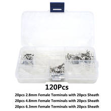 120/180/270Pcs/Set Insulated Wire Connector Electrical Wire Crimp Terminals 2.8/4.8/6.3mm Spade Connectors Assortment Kit 2024 - buy cheap