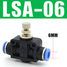 Accesorios Neumáticos LSA 4mm 6mm 8mm 10mm 12mm Tubo de manguera de agua de aire de un toque recto, conector rápido de plástico de inserción 2024 - compra barato