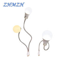 Lâmpada portátil de led zhmzh, lâmpada usb de emergência para pvc com banco de potência para notebook de acampamento, barraca de 3w e 10w 2024 - compre barato