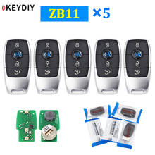 5Pcs/Lot KEYDIY ZB11 Universal Smart Key for KD-X2 Car Key Remote Replacement Fit for More than 2000 Models 2024 - buy cheap