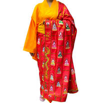 Traje unisex de alta calidad, traje budista de shaolin, monje, kung fu, mil Buda, cassock, bata kesa, ropa zen, zuyi, Rojo 2024 - compra barato