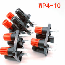 2Pcs/lot WP WP4-10 External Banana Wire Clip 4 bit Audio Terminal jack 4Pin Long feet Speaker Amplifier Wire Clip Audio Socket 2024 - buy cheap