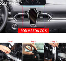 For Mazda CX5 Gravity Car Mobile Phone Holder Stand No Magnetic GPS Smartphone Air Vent Clip Mount Bracket Support Accessories 2024 - buy cheap