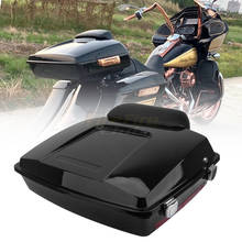 Rack de montagem de encosto do porta-malas para motocicleta, mochila elétrica de encaixe para harley 2014-2020 2024 - compre barato