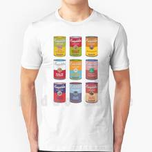 Campbell'S бразильский супы футболка Для мужчин хлопок S-6Xl Мэрилин Монро Кэмпбелл суп абстрактный Рисунок Кэмпбелл супы цвета 2024 - купить недорого