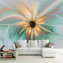 Milofi customized large wallpaper mural photo decoration painting 3D flower interior decoration 2024 - buy cheap