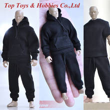 1/12 Scale clothes hand-made street fashion sweater and pants T-shirt model for 6-inch doll action figure 2024 - buy cheap
