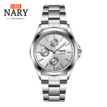 Luxury Brand NARY Watches Women Casual Sports Watches Stainless Steel Quartz Watches Reloj Mujer relogio feminino horloge dames 2024 - buy cheap