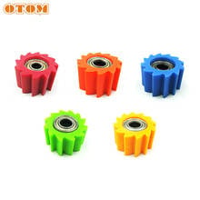 OTOM Tensioner Pulley Wheel Motorcycle Chain Rollers Serrated Guide Pulley 8mm/10mm For YZF KTM RMZ KLX CRF ATV Dirt Bike Enduro 2024 - buy cheap