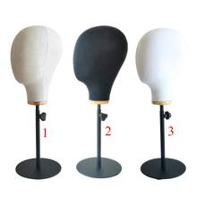 21'' Heavy Duty Wig Mannequin Head Hat Holder Toupee Hairpiece Hat Cap Holder Display Manikin with Adjustable Stand 2024 - buy cheap
