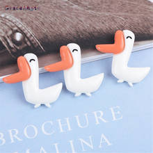 20pcs Duck flatback Resin Cabochons Aniaml Jewelry Brooch Pins DIY Scrapbook Cartoon Hair Craft DIY phone Headwear accessories 2024 - buy cheap