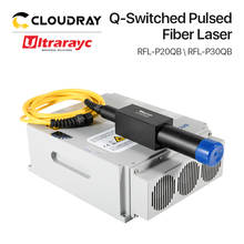 Ultrarayc-fuente de láser de fibra para máquina de marcado, dispositivo de pulso q-switch, luz roja integrada, 20W, 30W, 50W, 1064m, Original Raycus 2024 - compra barato