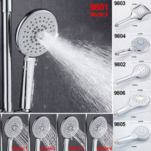 5 modes ABS plastic Bathroom shower head big panel round Chrome rain head Water saver Classic design G1/2 rain showerhead 2024 - buy cheap