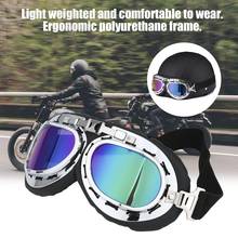 Vintage Windproof Motorcycle Scooter Goggles Helmet Motocross Glasses Eyewear skiing snowboard scooter outdoor sports SUPPLIES 2024 - buy cheap