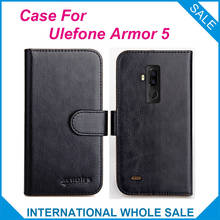 ¡Original! Funda Ulefone Armor 5 6 colores Funda de cuero con tapa de alta calidad para Ulefone Armor 5 funda de teléfono con ranuras 2024 - compra barato