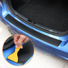 Carbon Fiber Car Trunk Rear Bumper Sticker for Daihatsu Terios Sirion Mira Materia Rocky YRV Feroza Charade Accessories 2024 - buy cheap
