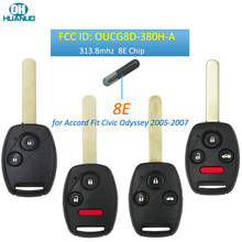2/3/4 Button Remote Key Fob 313.8Mhz With 8E Chip for Honda Accord Fit Civic Odyssey 2005-2010 FCC: OUCG8D-380H-A 2024 - buy cheap
