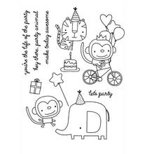 Animals Transparent Clear Silicone Stamp/Seal for DIY scrapbooking/photo album Decorative clear stamp 2024 - buy cheap