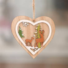 Adornos colgantes de madera de copos de nieve para Navidad, adornos huecos europeos para árbol de Navidad, decoraciones para fiesta de Navidad, regalo para niños, 1 pieza 2024 - compra barato