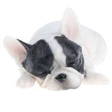 Simulation Sleeping Little French Bulldog Dog Animals Action Figure 2024 - buy cheap