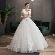 Wedding Dress 2022 New Sexy V-neck Ball Gown Princess Vintage Wedding Dresse Luxury Lace Wedding Gowns Plus Size 2024 - buy cheap