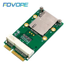 NEW Mini PCI Express Adapter For 3G 4G Module with USIM Slot MINI PCI E to Mini PCI-E Riser Card Support 3G/4G WWAN LTE GPS Card 2024 - buy cheap