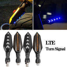 1 par Universal 12V LED indicadores de señal de giro para motocicleta lámpara de luz para YAMAHA NMAX125 NMAX155 XTZ125 XT660 X R Z XT600 XT600E 2024 - compra barato