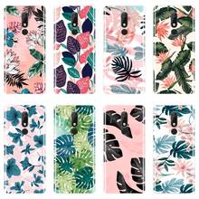 Phone Case For Nokia 7.1 6.1 5.1 3.1 2.1 Leaves Flower Soft Silicone Back Cover For Nokia 2.1 3.1 5.1 6.1 7.1 Plus Case 2024 - buy cheap