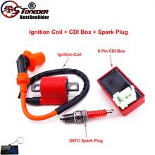 STONEDER Racing Ignition Coil 6 Pin AC CDI Box Spark Plug D8TC For CG 125cc 150cc 200c 250cc Chinese ATV Quad Pit Dirt Bike 2024 - buy cheap