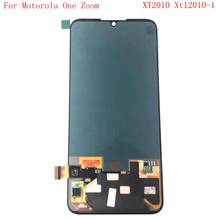 Original Amoled For motorola one zoom Xt2010 xt2010-1 Lcd display touch glass digitizer Ful For moto one zoom spare parts 2024 - buy cheap