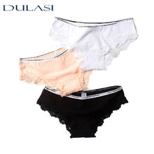Women's Cotton Panties Sexy Briefs Seamless Underwear Women Breathable Panty Lace Girls Lingerie Soft Silk Bikini DULASI 2024 - buy cheap