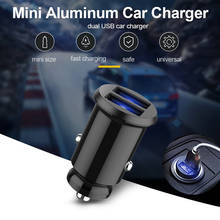Mini Dual USB Car Charger For Mobile Phone Tablet 3.1A Universal Fast Charger Car-Charger Adapter Accessories 2024 - buy cheap