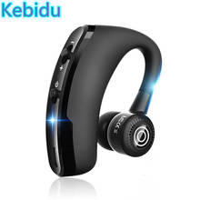 Bluetooth-наушники KEBIDU V4.0, беспроводные мини-наушники, гарнитура Handsfree, 24 часа разговора с микрофоном, наушники для телефона 2024 - купить недорого