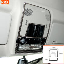 Adesivos de fibra de carbono para painel de luz de leitura, capa adesiva para bmw x5 e70 x6 e71 2008 a 2013 2024 - compre barato