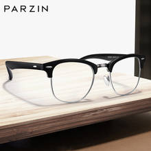 PARZIN Vintage Optical Glasses Frame Women Men Ultralight TR 90 Myopia Prescription Eyeglasses Frame Male Eyewear 5031B 2024 - buy cheap
