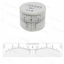 50 шт/роликовый одноразовый стикер Линейка для бровей микроблейдинг измерительные инструменты для бровей аксессуары для макияжа 2024 - купить недорого
