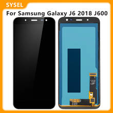 Tela lcd 5.6 ''para samsung galaxy j6 2018, touch screen, j600, j600f, j600f, ds, digitalizador, montagem, tela + ferramentas 2024 - compre barato