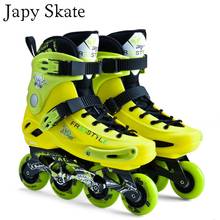 Japy skate original, patins de freestyle, profissional, slalom, em linha, sapatos adultos, patinação, patinação livre, deslizante, adulto 2024 - compre barato
