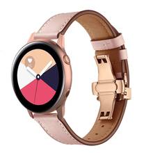 Pulseira de couro, para xiaomi amazfit bip, huami amazfit pace stratos 2 gts gtr 42 47mm, faixa 2024 - compre barato