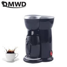 DMWD 140ML Mini American Coffee Machine Automatic Drip Coffee Maker Single Cup Coffee Maker for Home And Office 110/220V 2024 - buy cheap