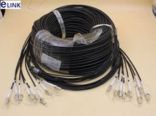 Cable de fibra óptica TPU de 5mm, accesorio resistente al agua, parche blindado multimodo LC SC FC, para exteriores, FTTA jumper 8C 5,0 MM, 30M, 8 núcleos 2024 - compra barato