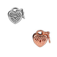 925 Sterling Silver Charms Female DIY Beads LOVE YOU LOCK Charms For Jewelry Making Fits Original Bracelet & Bangle 2024 - buy cheap