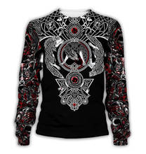 PLstar Cosmos-Sudadera con capucha para hombre y mujer, prenda de vestir Unisex con estampado 3D de tatuaje, estilo vikingo nórdico, cosplay de brazo, nueva moda, streetwear-3 2024 - compra barato