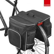 Soporte para portaequipajes de bicicleta de 30l, tubería reflectante ligera, 2 en 1, almacenamiento de equipaje, portaequipajes trasero, bolsas para SILLÍN, 14154 2024 - compra barato