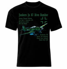 Wehrmacht Germany Junkers Ju-87 Stuka Sturzkampfflugzeug Dive Bomber T-Shirt. Summer Cotton Short Sleeve O-Neck Mens T Shirt 2024 - buy cheap