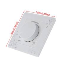 Interruptor atenuador de pared de lujo, interruptor de luz de tejido artístico, blanco marfil, CA 110 ~ 250V 2024 - compra barato