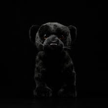 Simulation Standing Black Leopard Panther Plush Toy Cute Panthera pardus fusca Doll Soft Animal Model Children Gift Original 2024 - buy cheap