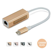 10/100/1000 Мбит/с проводной USB C Ethernet сетевой адаптер Тип C RJ45 сетевая карта беспроводной локальной сети для Macbook Pro samsung S10 S9 S8 Note 9 8 2024 - купить недорого