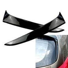 Black Car Rear Window Spoiler Side Wing Trim Cover For Kia Sportage R 2011 2012 2013 2014 2015 Glossy Black ABS 2024 - buy cheap