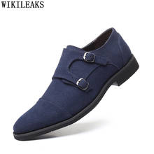 Monk Strap Shoes For Men Brown Dress Brand Business Shoes Men Coiffeur Big Size 48 Italian Dress Designer Shoes Men Formal 2022 2024 - buy cheap